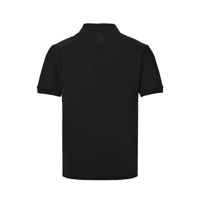 ALO letter logo small label embroidered Polo short sleeves