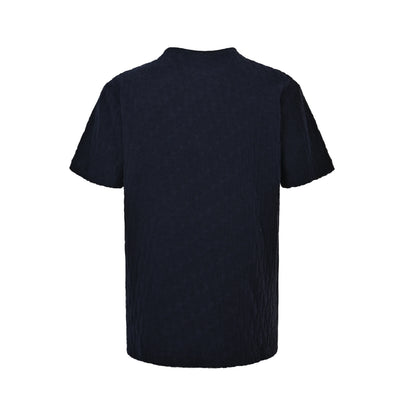 Dior terry cloth jacquard flocking suit short sleeves