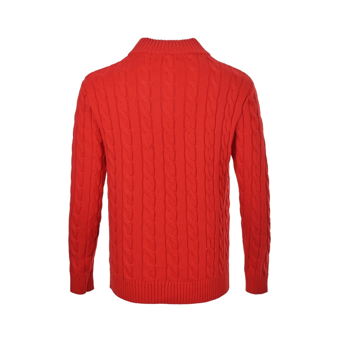 Ralph Lauren cable knitted half-zip sweater