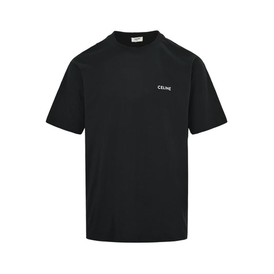 Celine 26ss basic chest small logo printed short sleeves