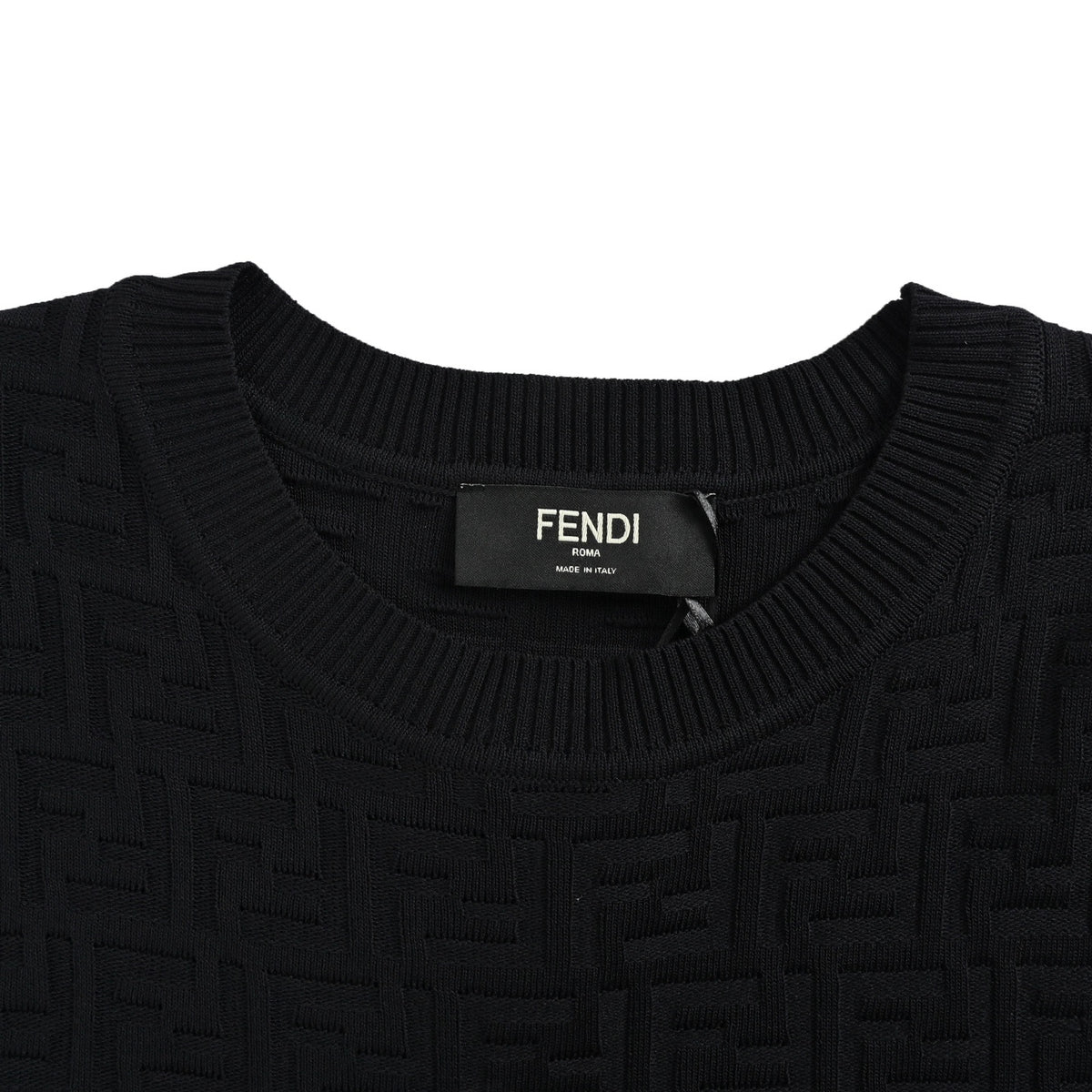 Fendi full FF jacquard short sleeves