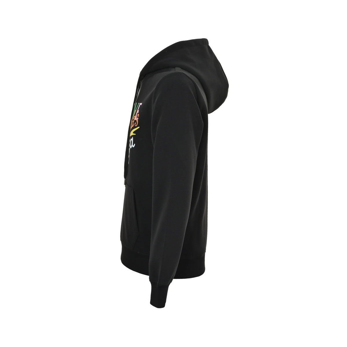 Loewe/Luo Yiwei 25Fw colorful suede letter logo hooded sweatshirt