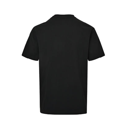 Louis Vuitton mechanical color label logo printed short sleeves