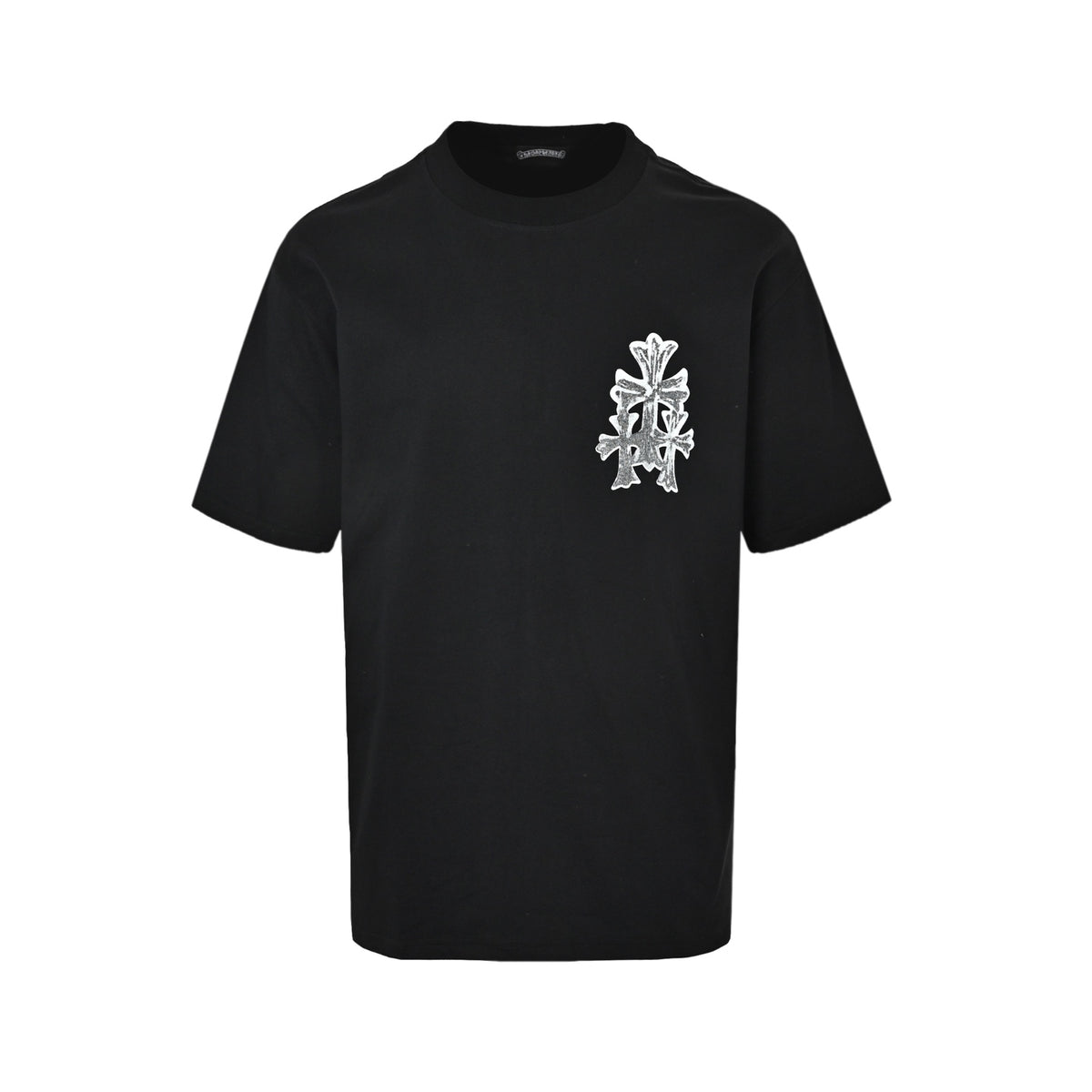 Chrome Hearts leather cross short sleeves