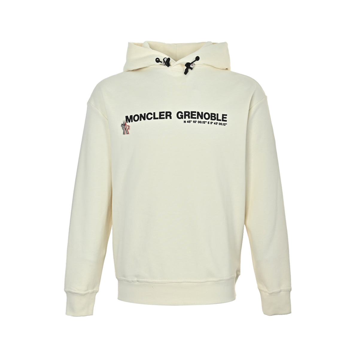 Moncler/mask badge horizontal letter print hooded sweatshirt