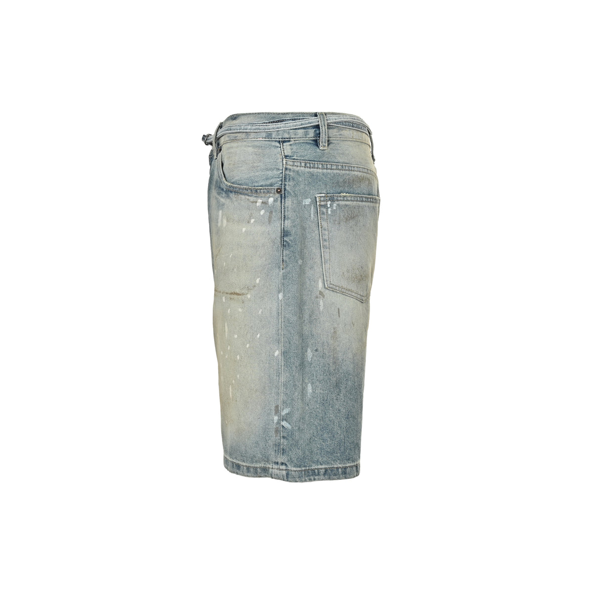 Acne Studios jet wash denim shorts