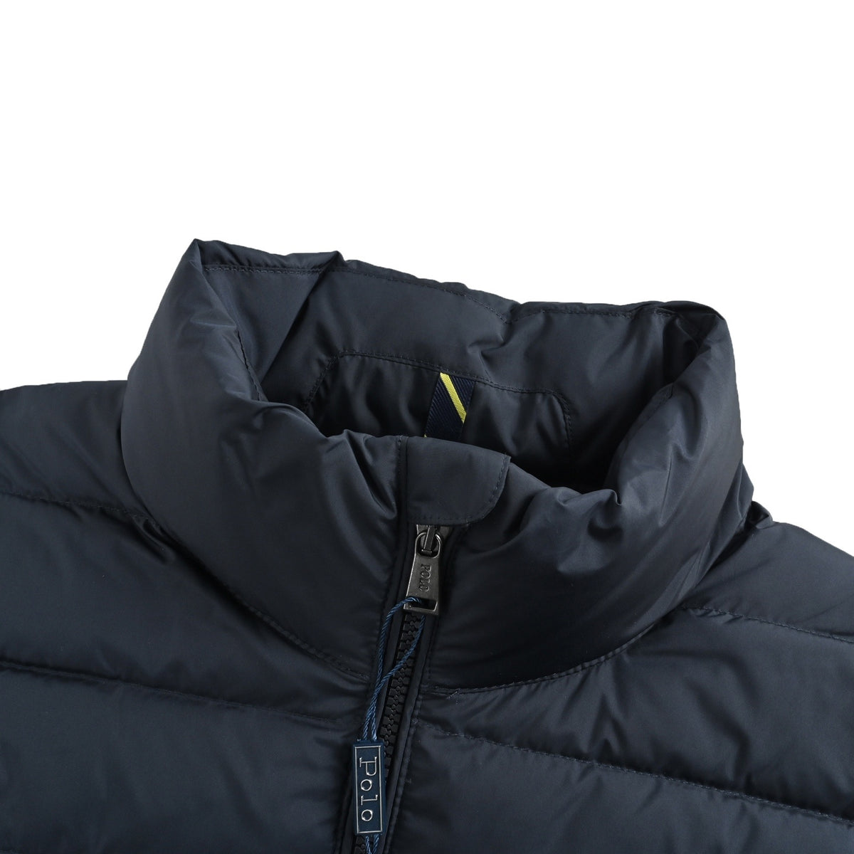 Ralph Lauren embroidered logo rib down jacket