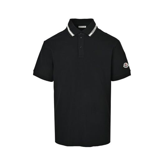 Moncler/Mask Letter Collar Striped Polo Short Sleeve