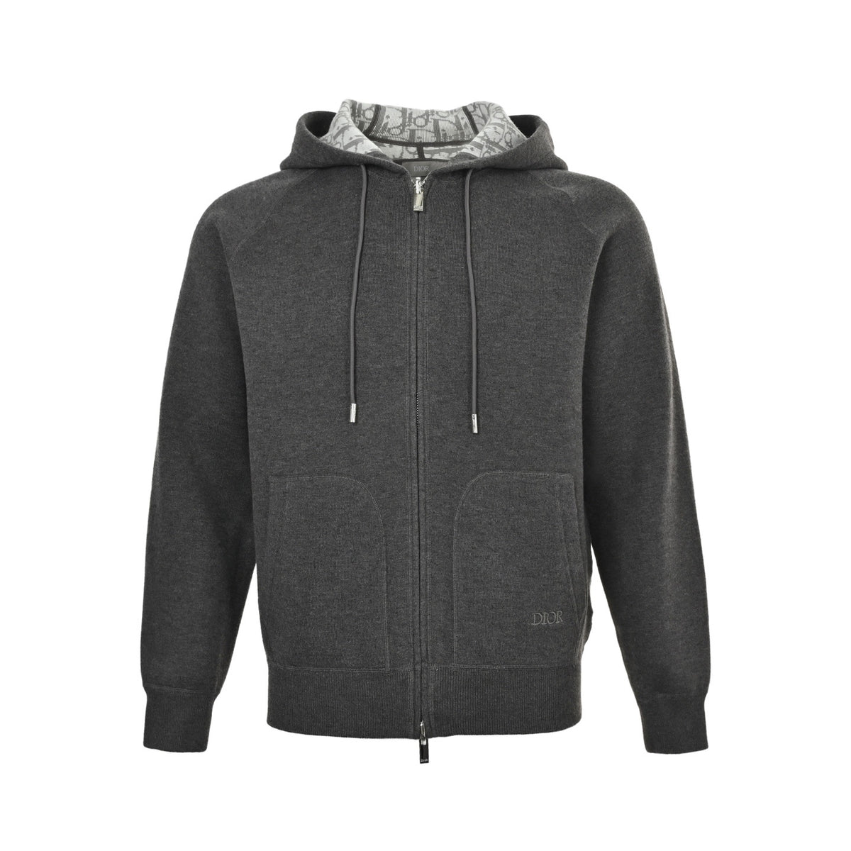 Dior presbyopia jacquard knitted cashmere reversible jacket