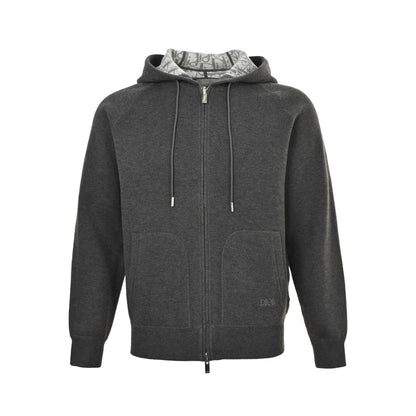 Dior presbyopia jacquard knitted cashmere reversible jacket