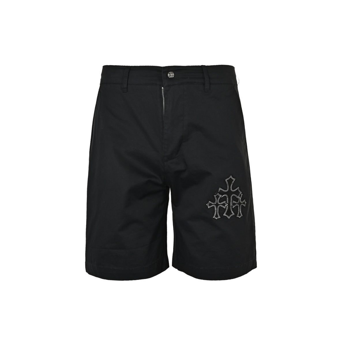 Chrome Hearts cross patch embroidered shorts