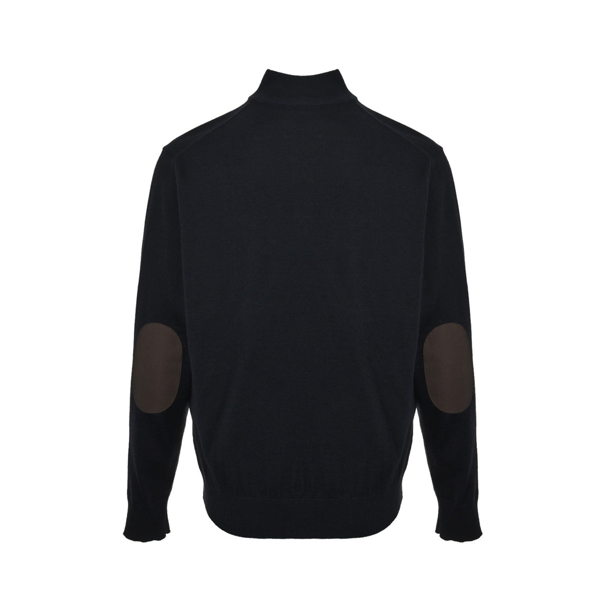 Miu Miu small print half-zip stand-up collar sweater