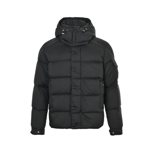 Moncler/Mask Matte matte Maya hooded down jacket