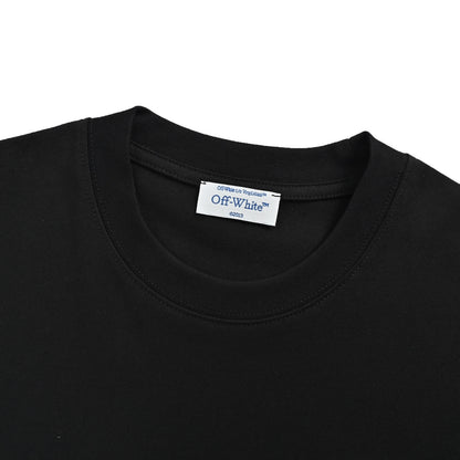 OFF WHITE 20ss yellow tape arrow short sleeves