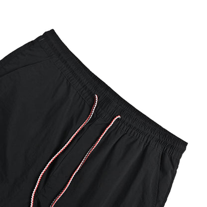 Thom Browne/Thom Brown nylon four-bar colorful drawstring casual trousers