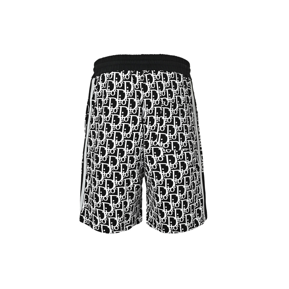 Dior 26ss all-over printed floral side web shorts