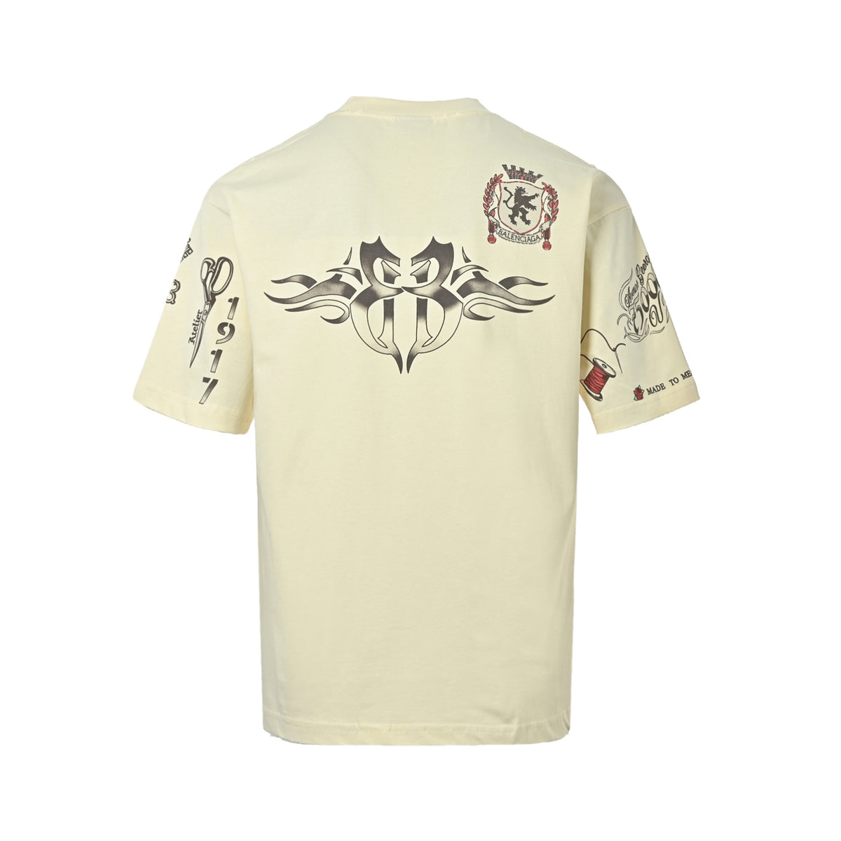 Balenciaga/Balanciaga 1917 rose limited print short sleeves