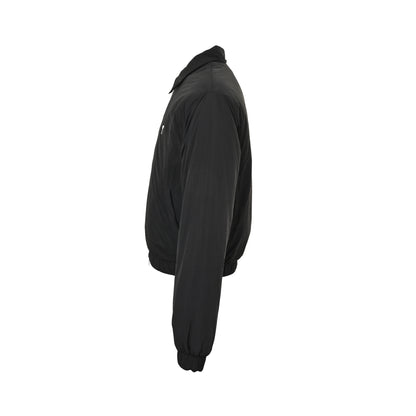 Ami metallic love nylon padded lapel jacket