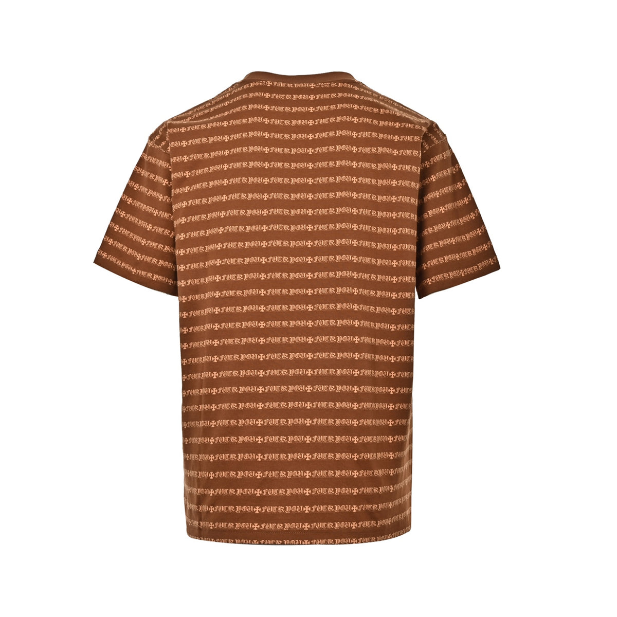 Chrome Hearts/Chrome Heart red lip printed cross Sanskrit yarn-dyed short sleeves