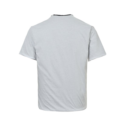 Prada pocket logo contrast double-sided short sleeves