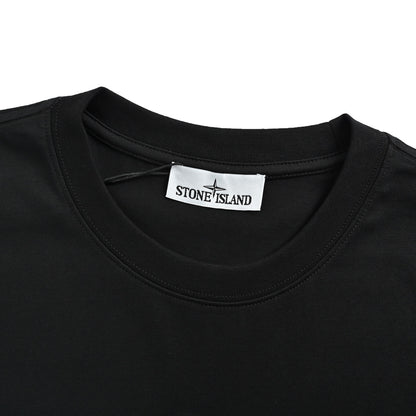 Stone Island 26ss embroidered logo letter short sleeves