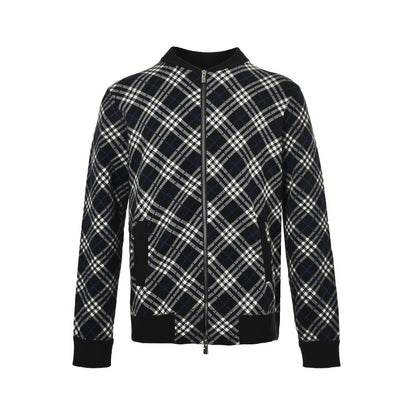 Burberry 25Fw diagonal zipper sweater cardigan jacket