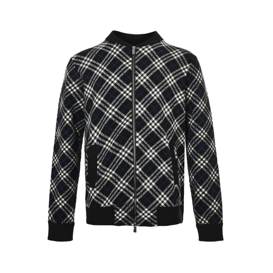 Burberry 25Fw diagonal zipper sweater cardigan jacket
