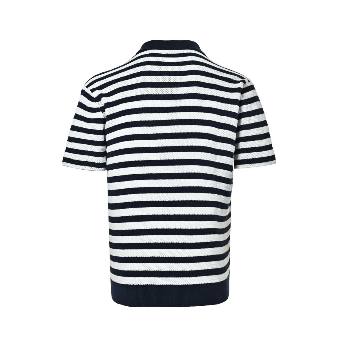 Ralph Lauren striped seagull collar knitted Polo short sleeves