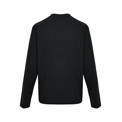 Acne Studios circle letter logo long sleeve T-shirt