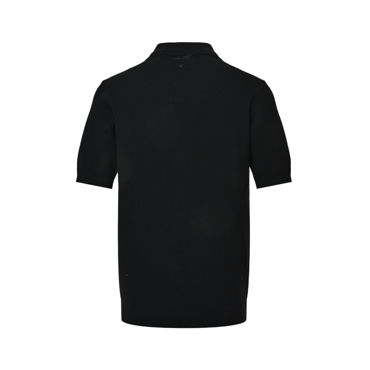 ZEGNA/ Zegna seagull collar knitted Polo short sleeves