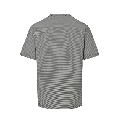 Louis Vuitton 26ss chest leather brand striped short sleeves