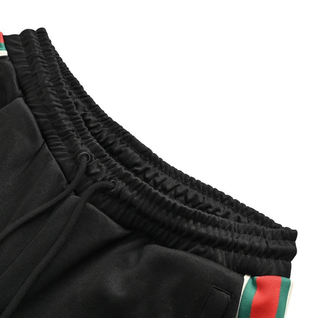 Gucci classic red and green webbing suit trousers