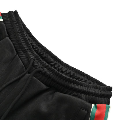 Gucci classic red and green webbing suit trousers