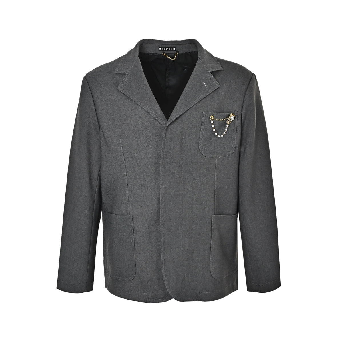 Louis Vuitton 26ss chain wool suit