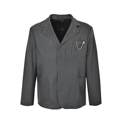 Louis Vuitton 26ss chain wool suit