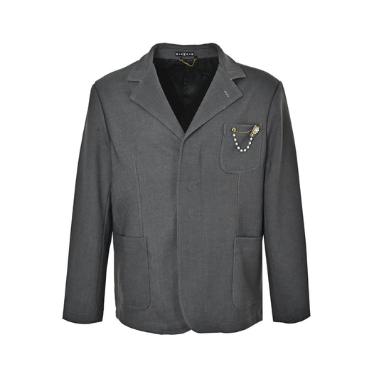 Louis Vuitton 26ss chain wool suit