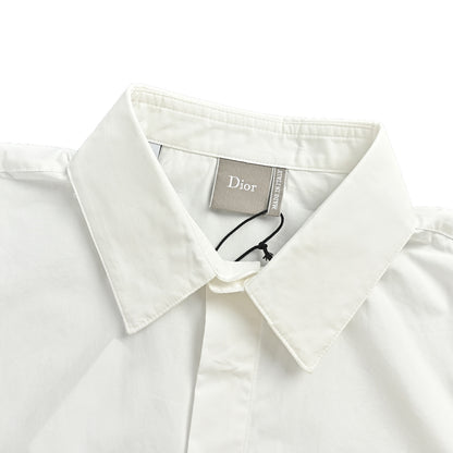 Dior pocket signature embroidered short-sleeved shirt