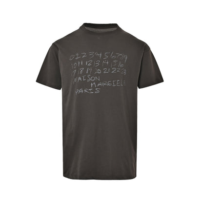 Maison Margiela/Margiela 26ss graffiti digital print short sleeves