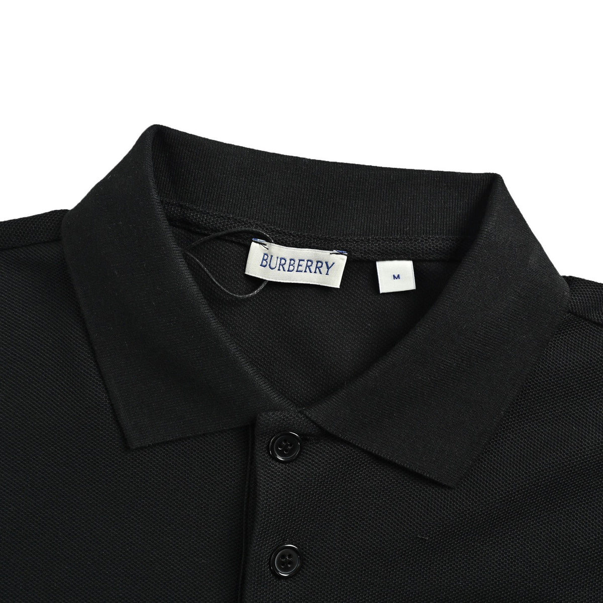 Burberry 26ss plaid patch war horse embroidered Polo short sleeves