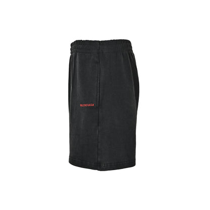 Balenciaga small label Paris letter embroidered shorts