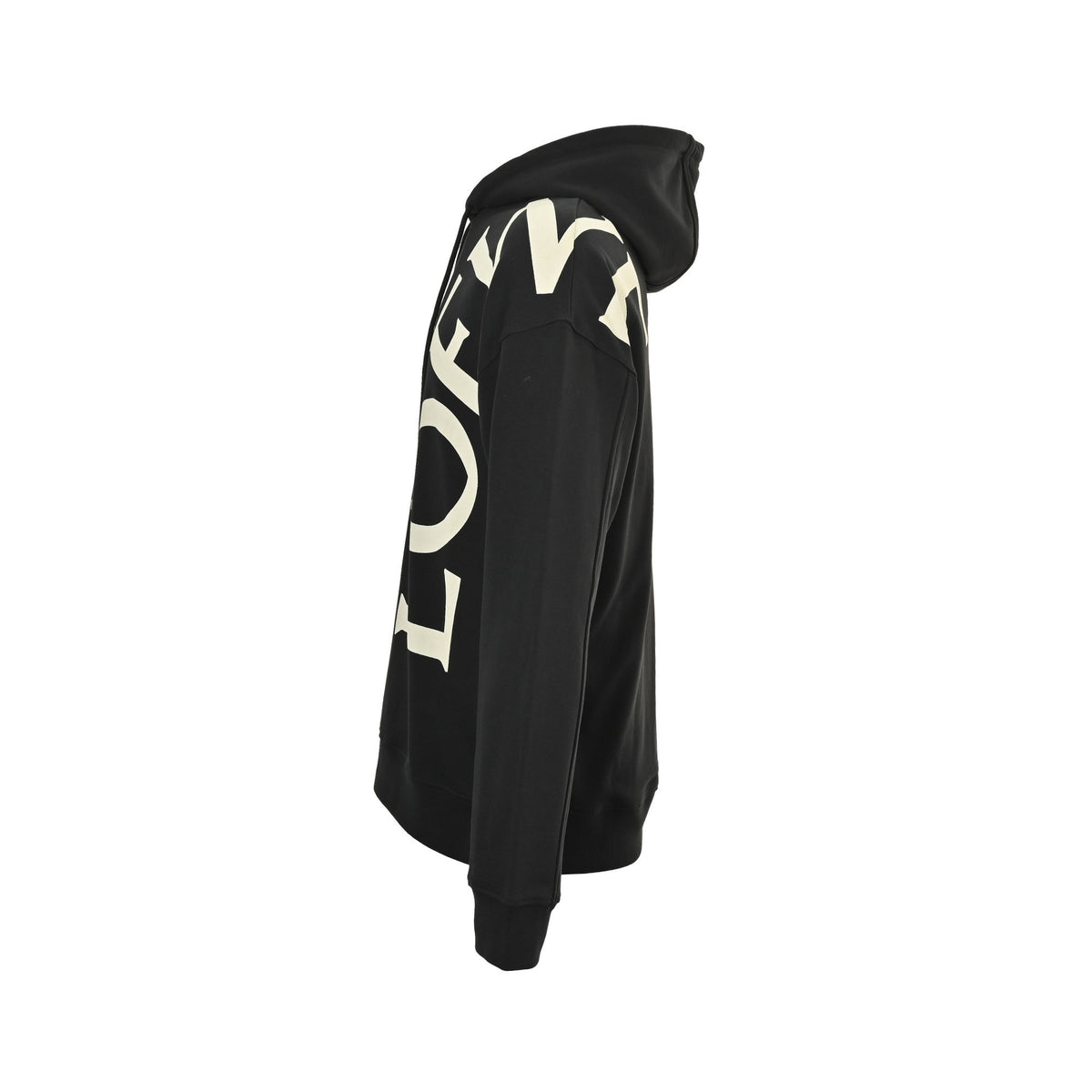 Loewe/Luoyiwei 25Fw large letter logo print hooded sweatshirt