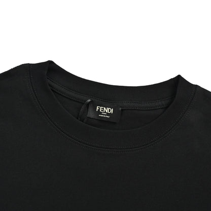 Fendi monster small eyes embroidered short sleeves