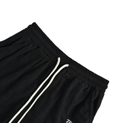 ZEGNA/Jegna logo printed waffle shorts