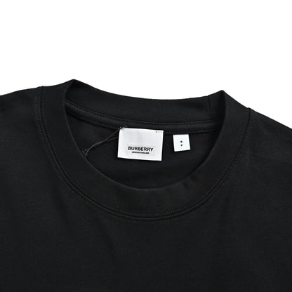 Burberry plaid TB letter patch embroidered short sleeves
