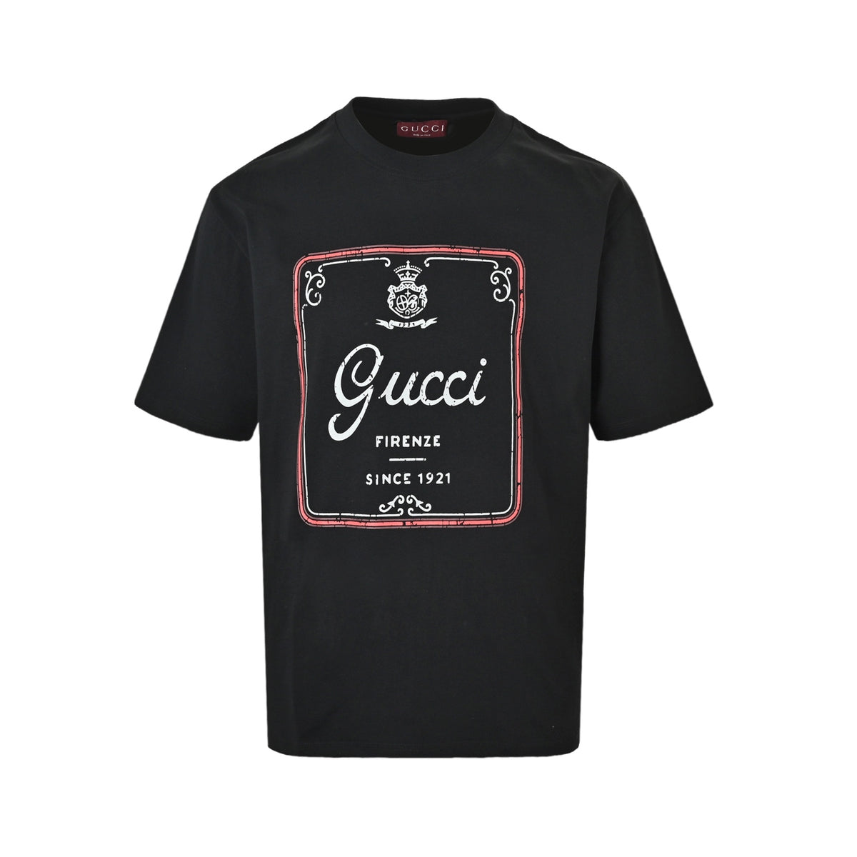 Gucci 26ss nostalgic retro crown short sleeves