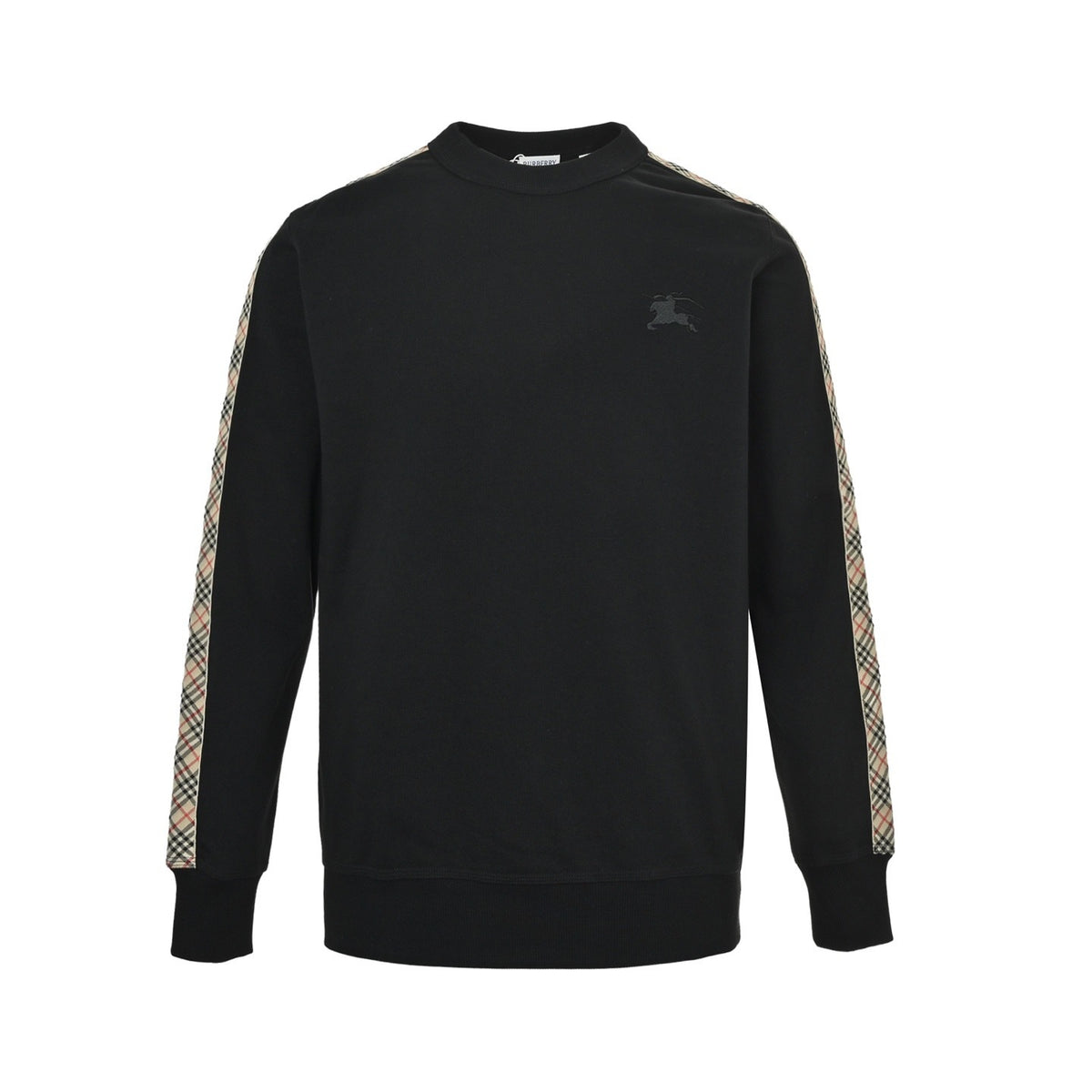 Burberry 25Fw war horse small label embroidered webbing round neck sweatshirt