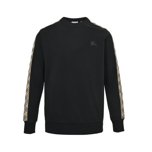 Burberry 25Fw war horse small label embroidered webbing round neck sweatshirt