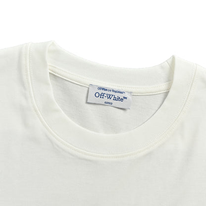 OFF WHITE CO VIRGIL random embroidered arrow embroidered short sleeves