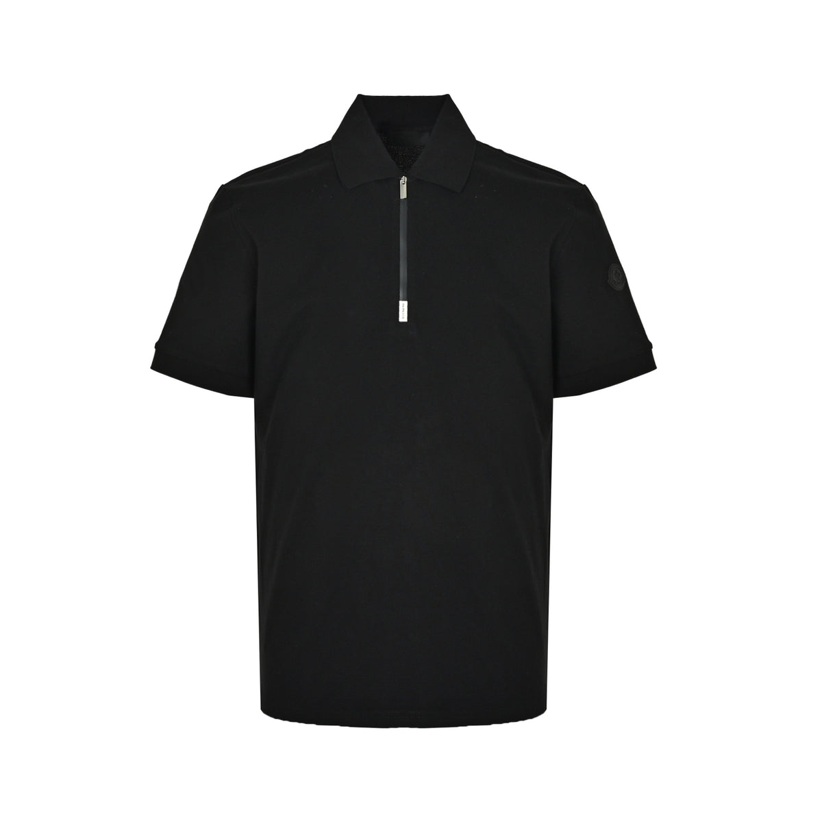 Moncler/Mask Black Label Half-Zip Polo Short Sleeve