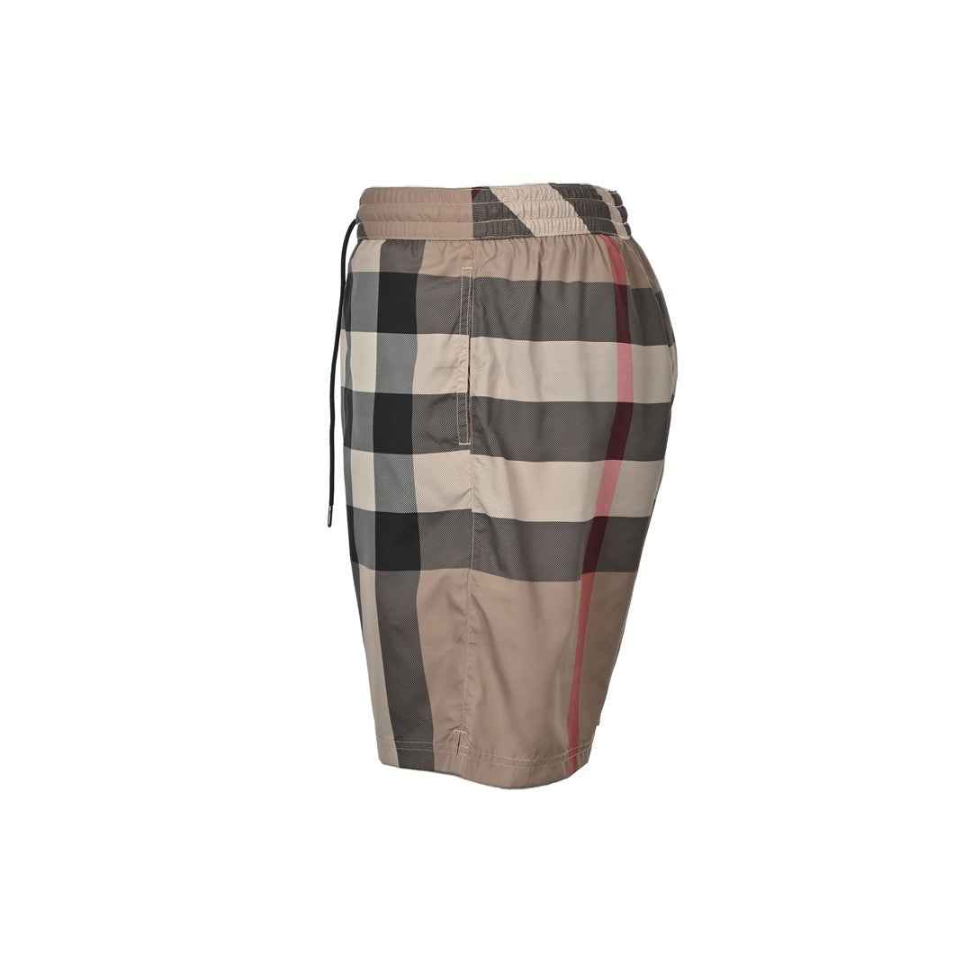 Burberry 22ss large plaid beach shorts